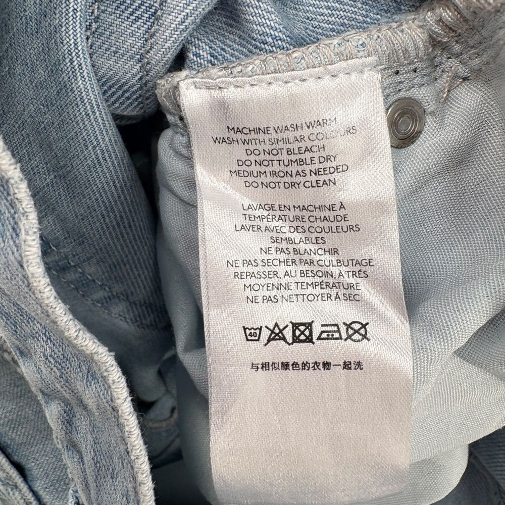 BDG Urban Outfitters High Rise Baggy Jeans Light Wash Size 26 - Picture 16 of 16